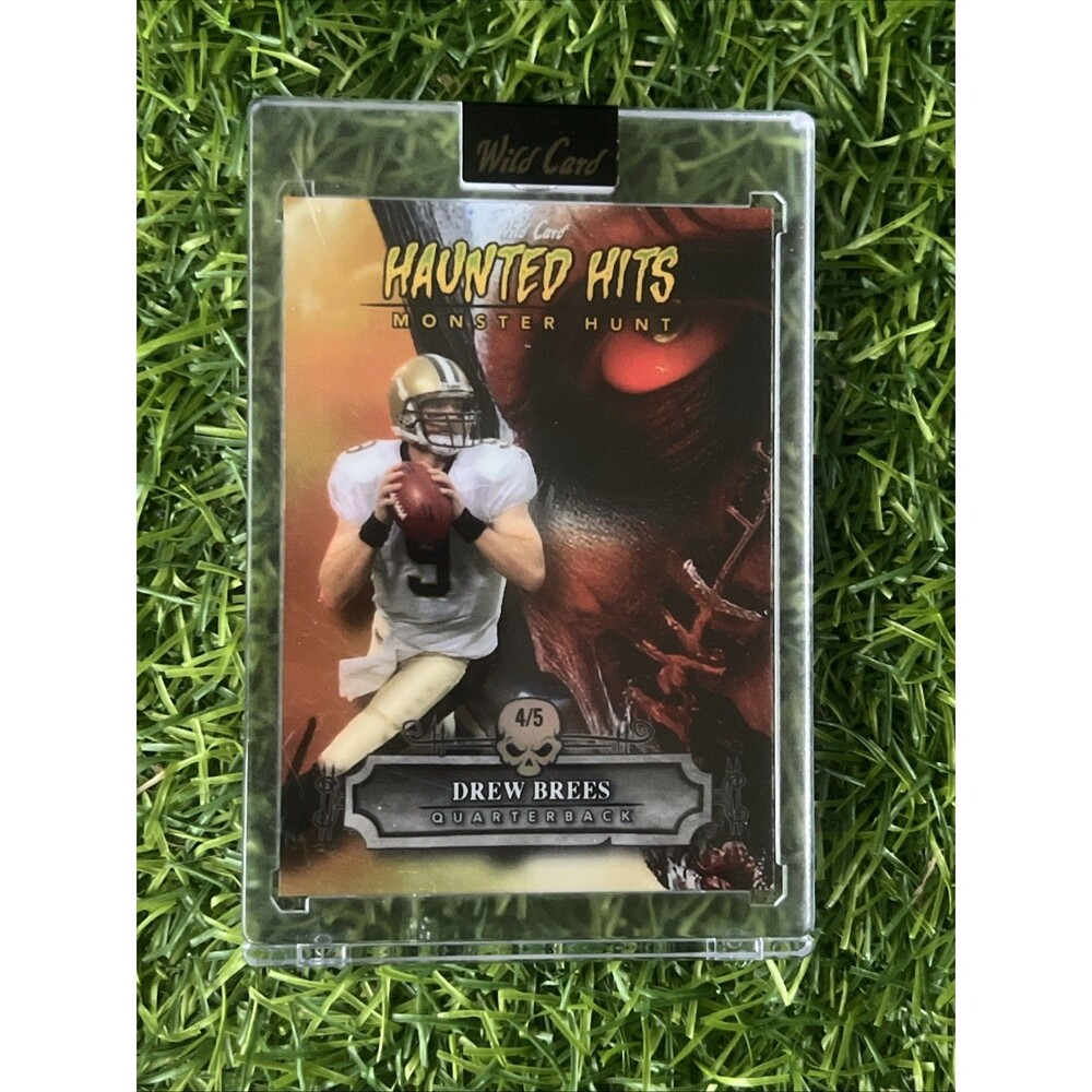 2025 Wild Card Haunted Hits DREW BREES 4/5 Frankenstein